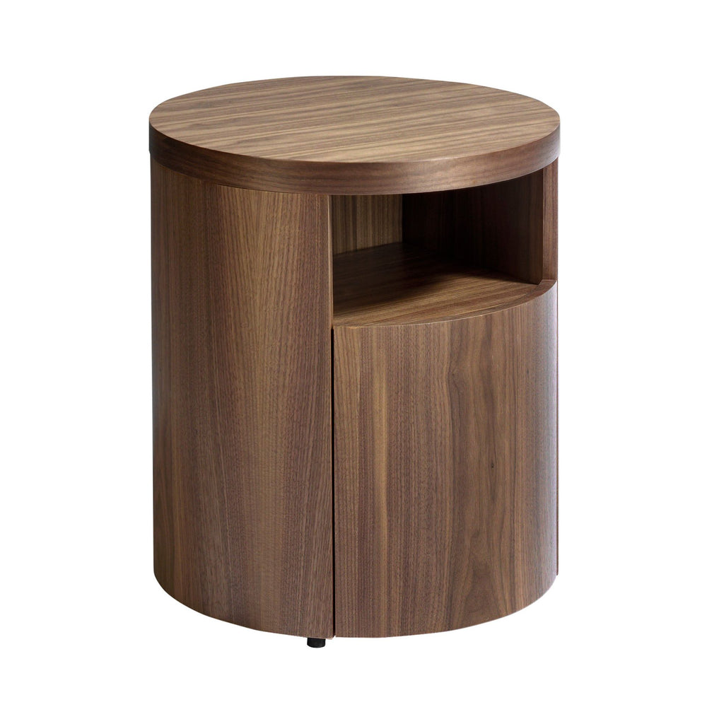 Walnut bedside table