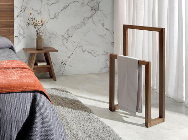 Pine wood bedside cabinet