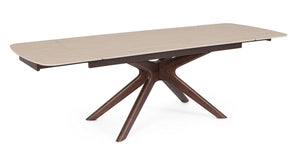 Extendable Dining Table 170–250 cm – Walnut Modern Table