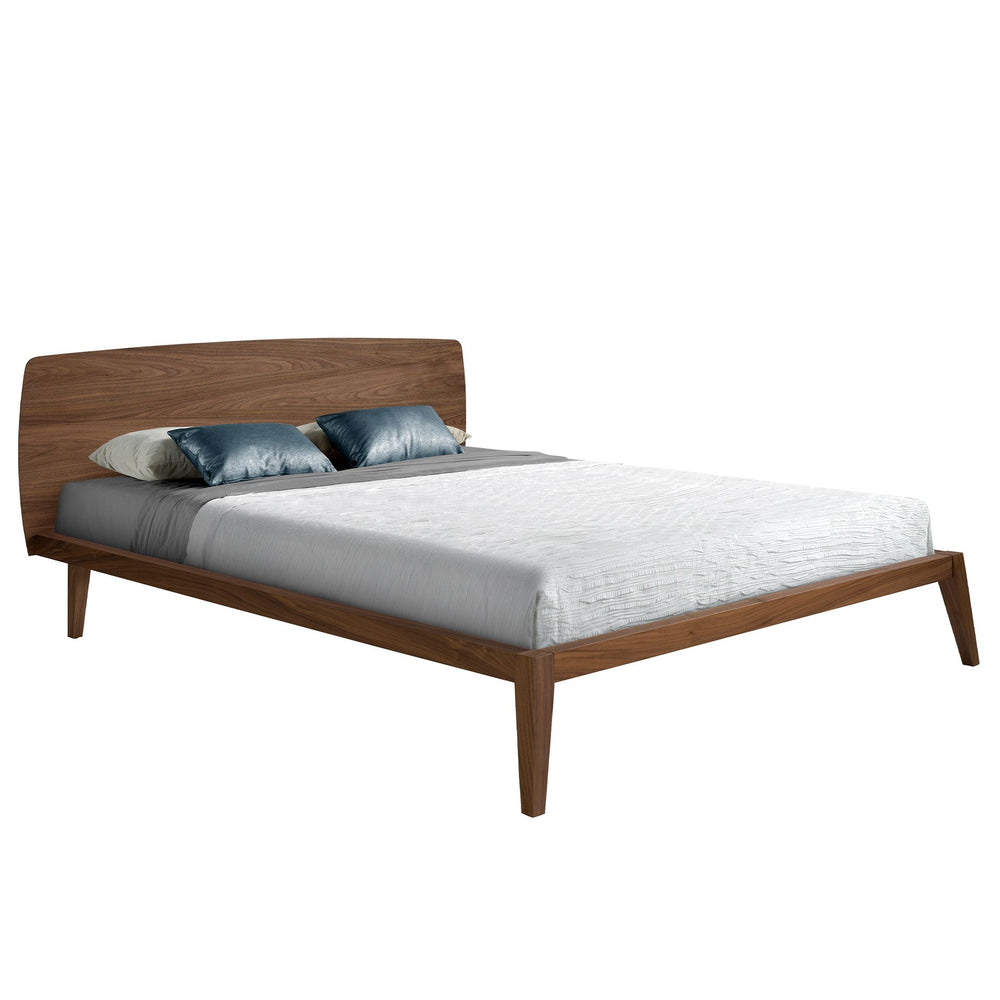 Walnut bed