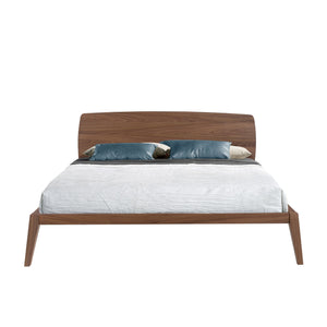 Walnut bed