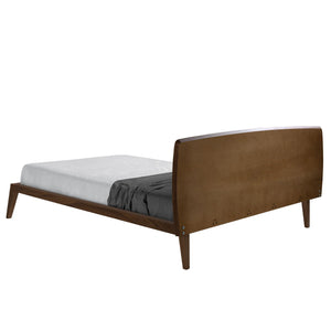 Walnut bed