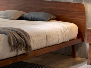 Walnut bed