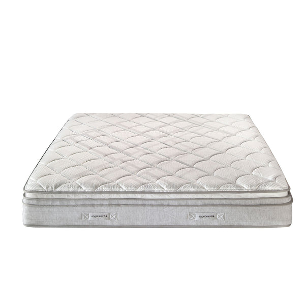 Hybrid mattress with pocket springs and viscoelastic 180 x 200