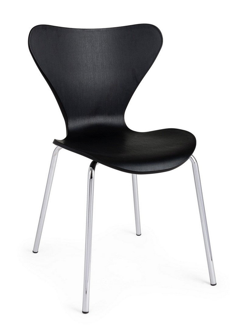 Dining Chair Black Upholstered