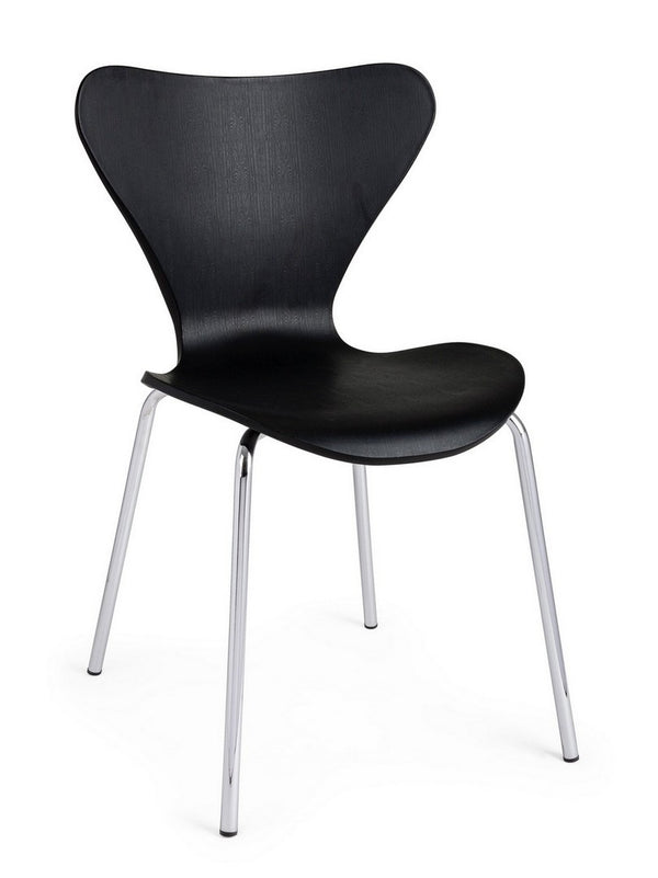 Dining Chair Black Upholstered