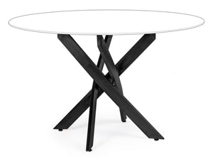 Round Table Base Black Finish