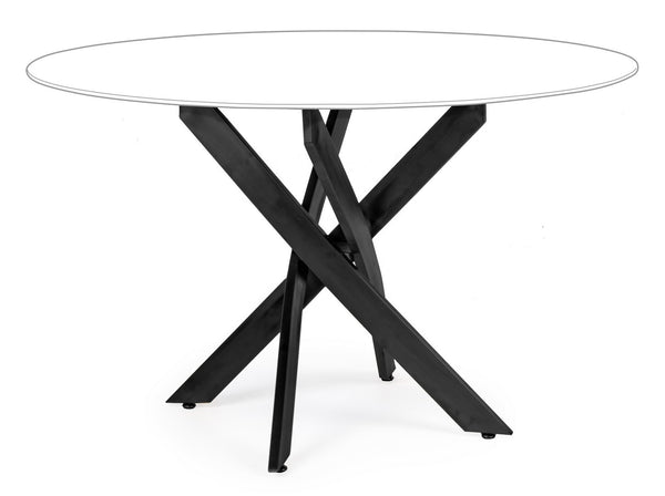 Round Table Base Black Finish