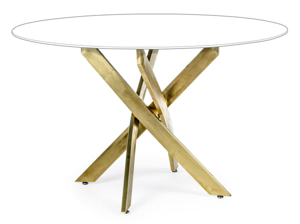 Round Table Base Gold Finish