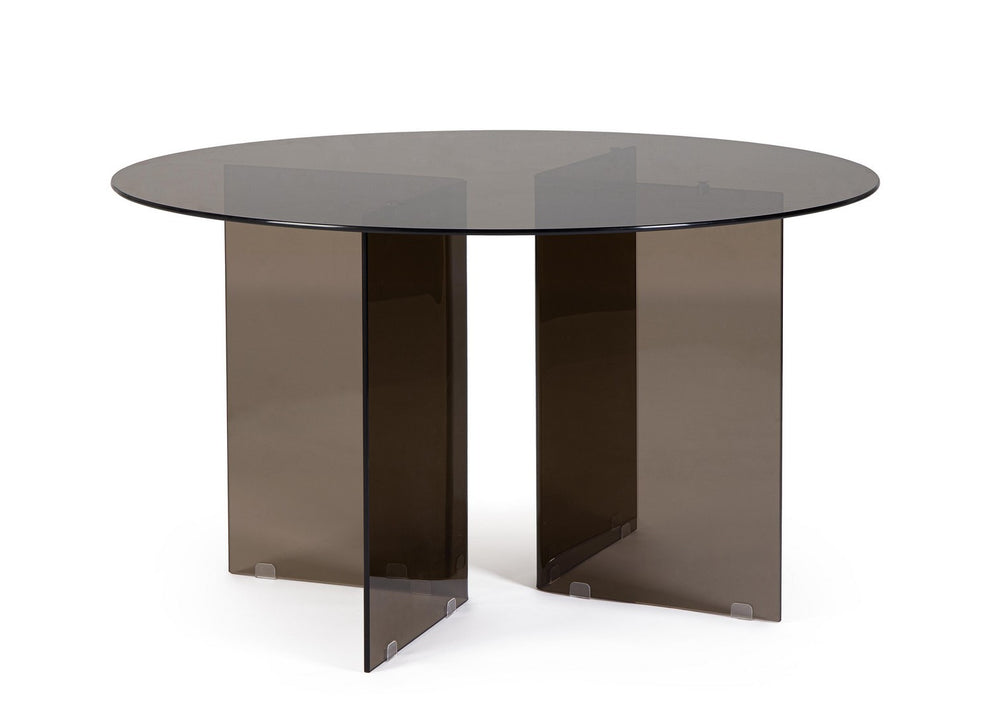Round Dining Table Ø130 cm Amber Finish