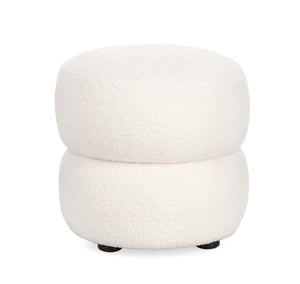 Round Bar Stool White D41