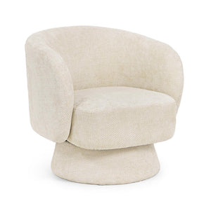 Swivel Armchair Shell Upholstered