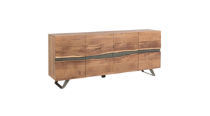 Modern 4-Door Sideboard Cabinet for Spacious Storage