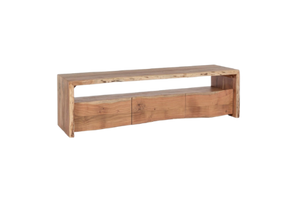 Modern Low Cabinet with 3 Drawers for Living Room Storage
