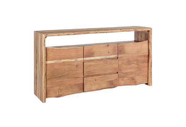 Modern Sideboard with 2 Doors and 3 Drawers for Organized Storage