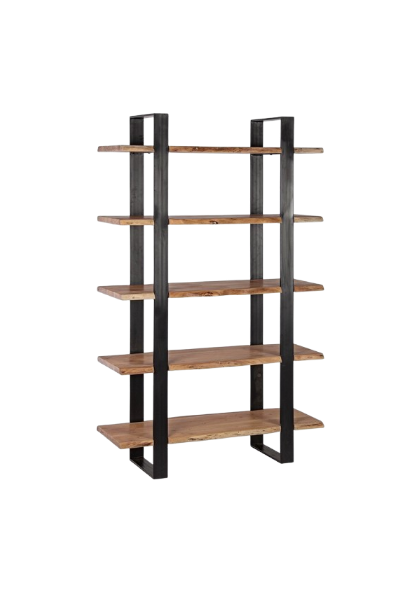 Modern Open Shelving Unit for Storage and Display