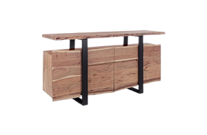 Modern Sideboard with 4 Doors and 2 Drawers for Spacious Storage