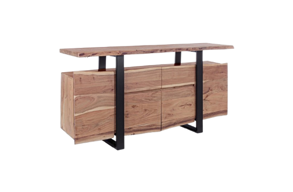Modern Sideboard with 4 Doors and 2 Drawers for Spacious Storage