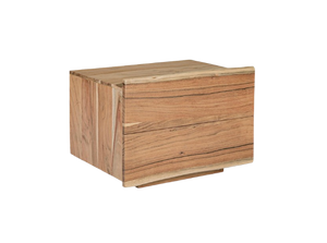 Modern Nightstand with 2 Drawers for Bedroom Storage