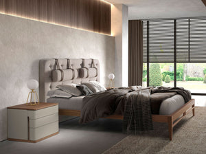 Table lamp in gold steel and white glass
