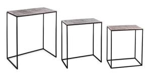 Modern Set of 3 Nesting Side Tables L43/L48/L53