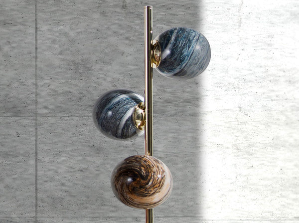 Stainless steel table lamp