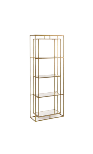 Modern 4-Tier Shelving Unit for Storage and Display