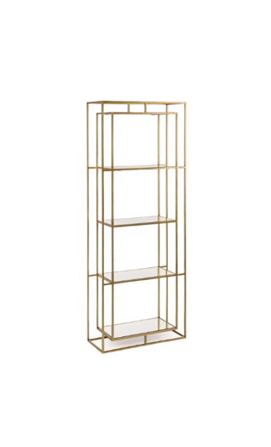 Modern 4-Tier Shelving Unit for Storage and Display
