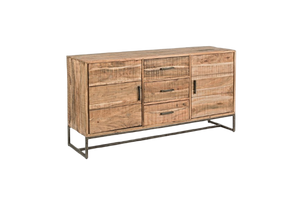 Modern Sideboard with 2 Doors and 3 Drawers for Organized Storage