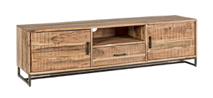 Modern TV Stand with 2 Doors and 1 Drawer for Living Room W175