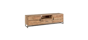 Modern TV Stand with 2 Doors and 1 Drawer for Living Room W175