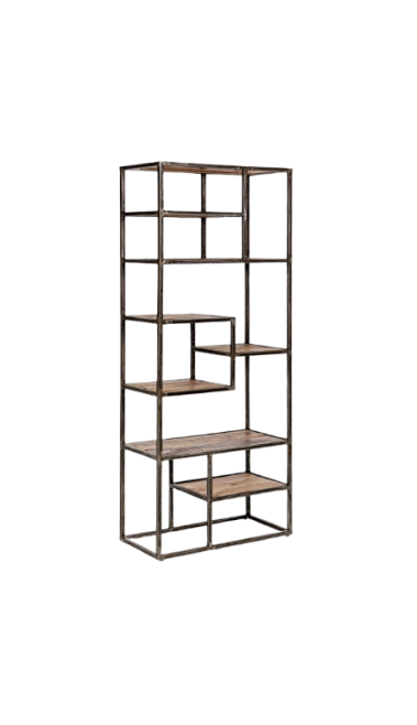 Modern Open Shelving Unit for Storage and Display
