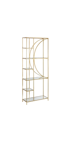 Modern Bookshelf with Multiple Shelves for Storage and Display