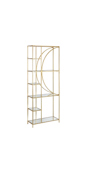 Modern Bookshelf with Multiple Shelves for Storage and Display