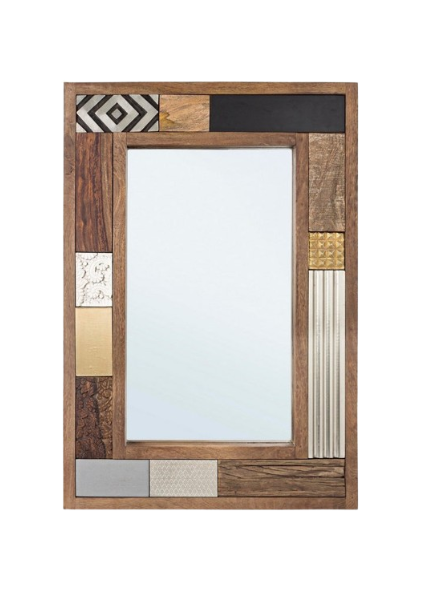 Modern Wall Mirror with Frame for Home Décor
