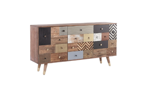 Modern Sideboard with 2 Doors and 4 Drawers for Organized Storage