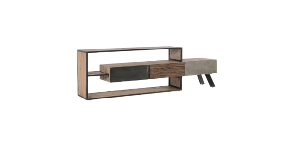 Modern TV Stand with 3 Drawers for Living Room W195