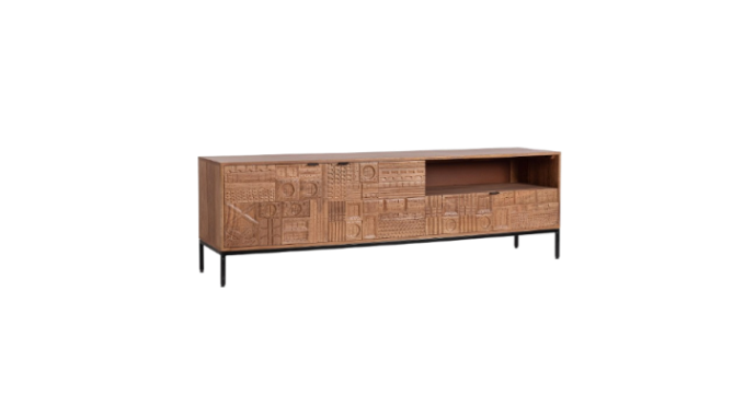 Modern Large TV Stand with 2 Doors and 1 Drawer W180