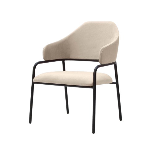 Astrid A Metal Armchair