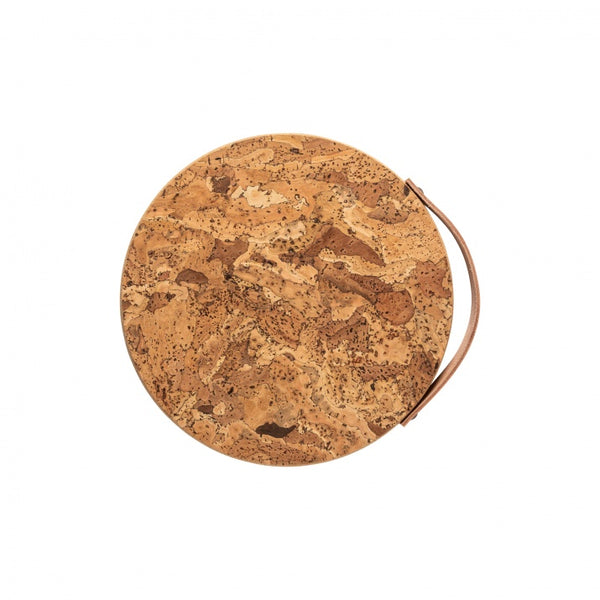 25 cork base with leather handle