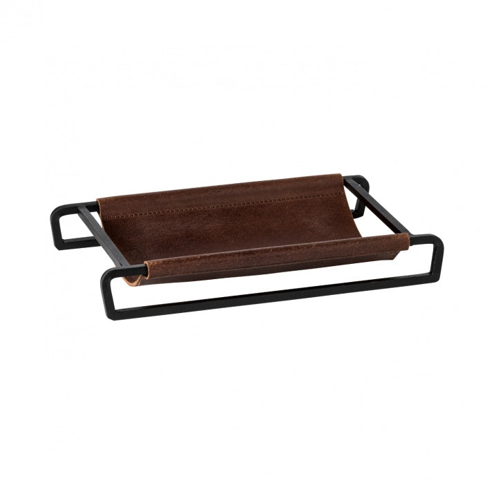 Leather tray/basket 25