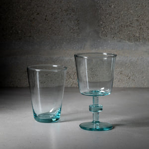 Recycled glass wine glass 380 ml