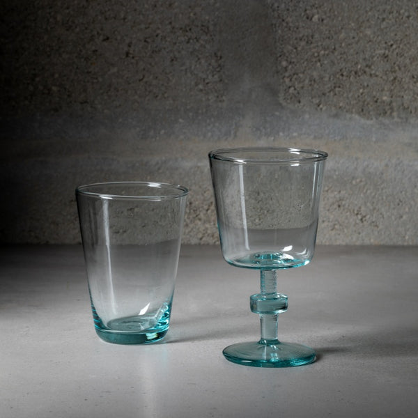 Recycled glass wine glass 380 ml