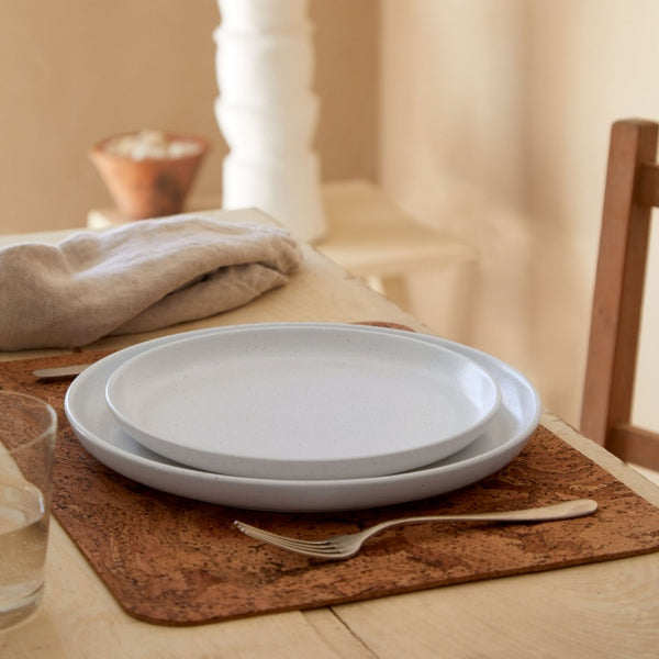 Set of 4 rectangular cork placemats
