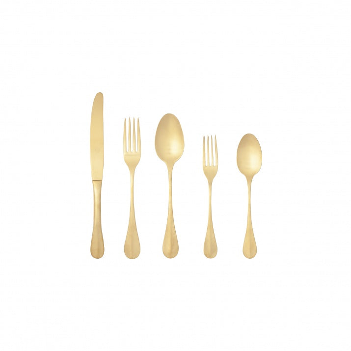 Nau cutlery set 5 pcs 18/10 3.5mm brushed