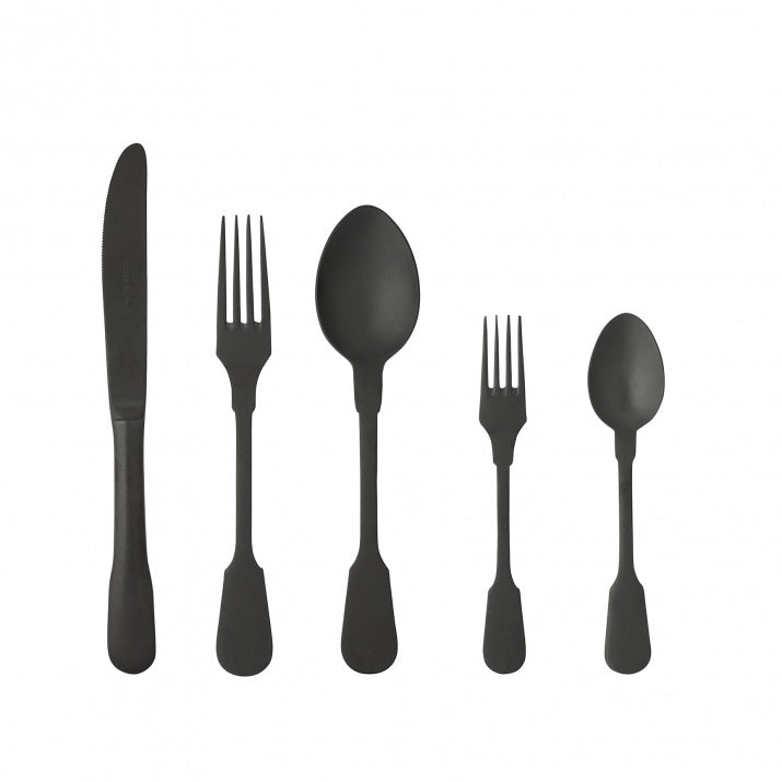 Saga cutlery set 5 pcs 18/10 2.5mm matte