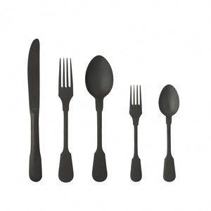 Saga cutlery set 5 pcs 18/10 2.5mm matte