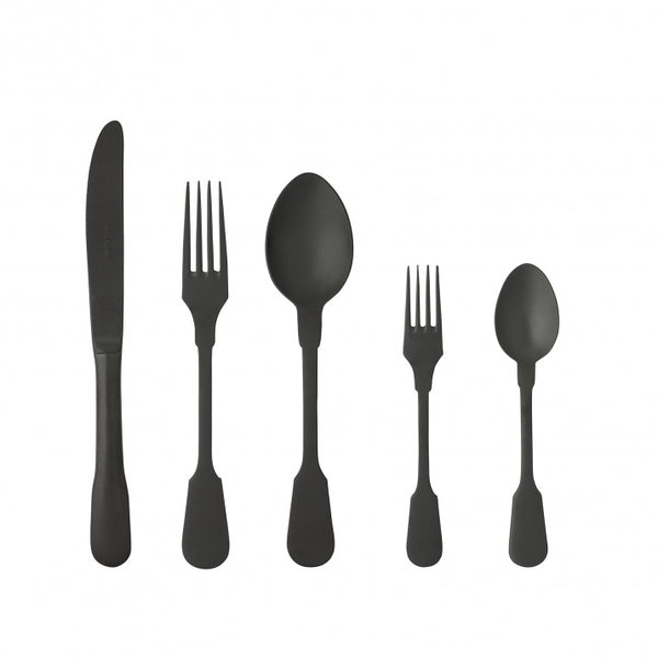 Saga cutlery set 5 pcs 18/10 2.5mm matte