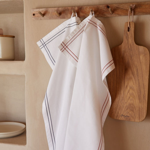 100% CO embroidered kitchen towel
