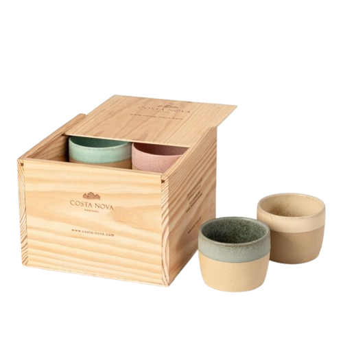 Gift box with 8 espresso cups